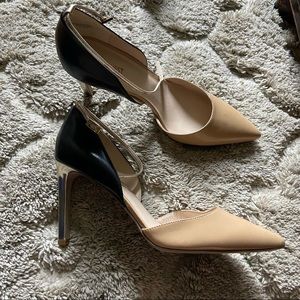Nine West two tone heels